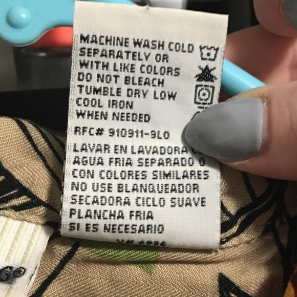 Vintage White Stag Floral Print Top, Small, EUC - Picture 6 of 6